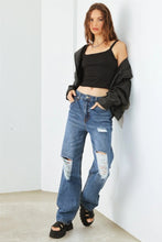 Load image into Gallery viewer, Hammer Distressed High Waist Jeans
