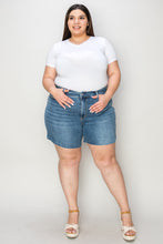 Load image into Gallery viewer, Tana Full Size High Waist Slim Denim Shorts
