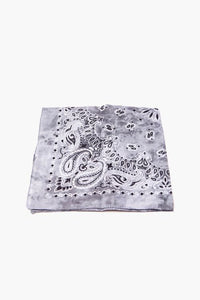 TIE DYE BANDANA - GREY