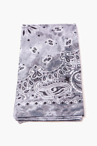 TIE DYE BANDANA - GREY