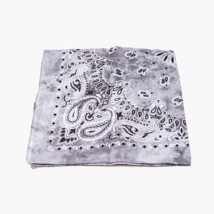 TIE DYE BANDANA - GREY