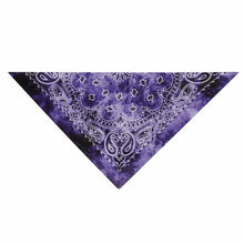 Load image into Gallery viewer, TIE DYE BANDANA - PURPLE
