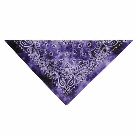 TIE DYE BANDANA - PURPLE