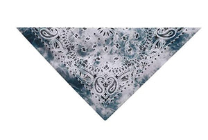 TIE DYE BANDANA - GREY