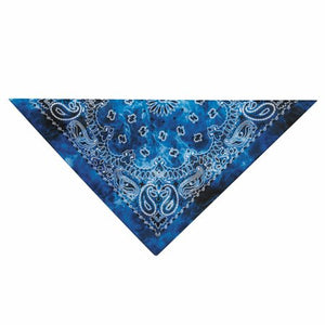 TIE DYE BANDANA - BLUE