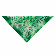 Load image into Gallery viewer, TIE DYE BANDANA - GREEN
