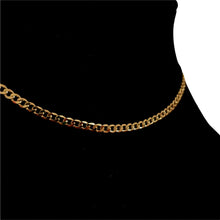 Load image into Gallery viewer, 3MM CUBAN LINK NECKLACE - GOLD
