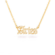 Load image into Gallery viewer, ZODIAC CZ NECKLACE
