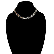 Load image into Gallery viewer, 10MM ICED OUT PRESIDENTIAL LINK NECKLACE - SILVER
