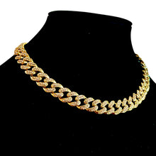 Load image into Gallery viewer, 13MM ICED OUT CUBAN NECKLACE - GOLD
