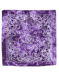 TIE DYE BANDANA - PURPLE