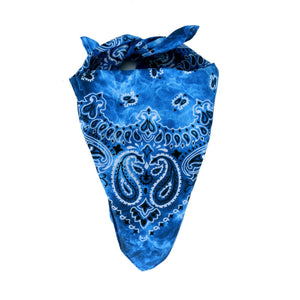 TIE DYE BANDANA - BLUE